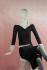 Sitting Female Mannequin, Shining White
