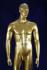 Male mannequin, gold