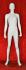 Dull white window mannequin, standing