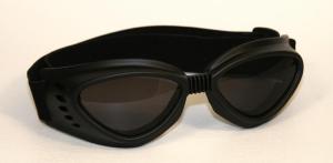 Ski and Snowboard Goggles Black, Smoke Tinted Lenses