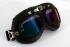 Motorradbrille Fliegerbrille Chopper Rainbow getnte Glser und schwarzer Rahmen