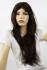 Braune Percke Echthaar lang Frauenpercke echtes Haar 61 cm indisches Haar