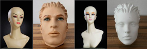 Mannequin heads