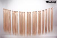 10er Set Extensions aus Kanekalon, blond