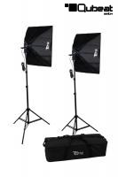 2x Fotolampen B-WARE, Studioset f�r 8 Tageslichtlampen, Stativ gefedert ohne Leuchtmittel