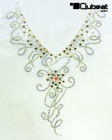 2x Strassmotiv Strass Hotfix B�gelbild 25x33cm Applikation Strasssteine f�r Kleidung