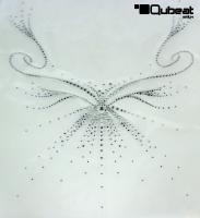 2x Strassmotiv Strass Hotfix B�gelbild 26x30cm Applikation Strasssteine f�r Kleidung