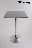 Bistro Table Silver Square Wooden Board-