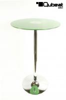 Bistro Table green round green Glass Board 102 cm- 