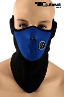 Blaue Windmaske Windschutzmaske,Gesichtsmaske, Mundbedeckung, Mund- und Nasenmaske, Behelfsmaske
