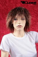 Braune Kurzhaarper�cke lockig/glatt