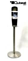 Desinfektionsst�nder Desinfektionsspender Edelstahl 700ml Hygienestation 110 cm mit automatischem Sensor