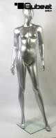 Female Mannequin headless silver