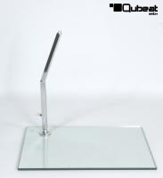 Glasplatte mit Dorn (gro, rechteckig) fr Schaufensterpuppen