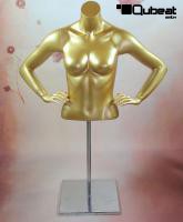 Gold female torso
