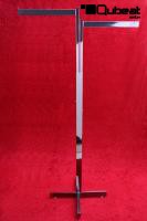 Kleiderst�nder mit 2 Armen Chromfarben B-Ware h�henverstellbar standsicher Garderobe St�nder