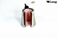 Konisches Heizelement f�r Tassenpressen