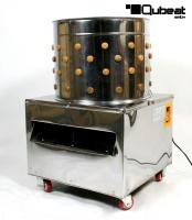 Rupfmaschine Geflgelrupfmaschine Nassrupfmaschine 80 cm Trommeldurchmesser mit Wasseranschluss und Rollen