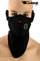 Schwarze Windmaske Windschutzmaske,Gesichtsmaske, Mundbedeckung, Mund- und Nasenmaske, Behelfsmaske