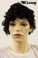 Schwarze, kurze Frauenper�cke mit Locken