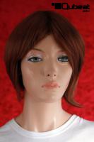 Sch�ne, r�tliche Per�cke mit Kurzhaarschnitt