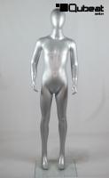 Silver Child mannequin, faceless