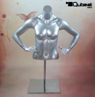 Silver female torso