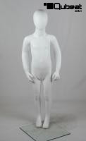 White mat Child mannequin, faceless
