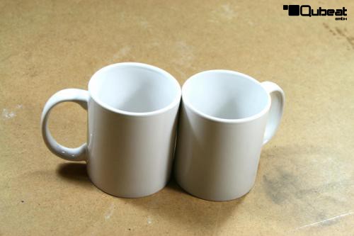24 B Ware Sublimationstasse weiße Fototasse Kaffeetassen Sublimation bedruckbar 