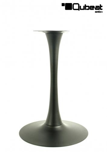 Tischgestell 72 cm schwarz Tischfuß Gestell großer runder Fuß 50cm