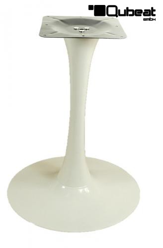 Tischgestell 72 cm weiß Tischfuß Gestell großer runder Fuß 50cm Modell