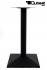 1x Tischgestell B Ware Tischfu� schwarzes Gestell quadratischer Fu� 72 cm Leipzig mit verstellbaren Bodengleitern
