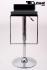 2 x Barstool  black height adjustable by gas lift action -