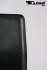 2 x Barstool black height adjustable with backrest swivel seat top - "Steffen"