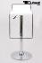 2 x Barstool  white height adjustable by gas lift action &#8211;