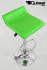 2 x Design Barstool lime green, height adjustable, seat rotates 360 - "Sunny"