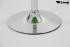 2 x Design Barstool lime green, height adjustable, seat rotates 360 - "Sunny"