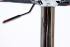 2 x Design Barstool white black, height adjustable, seat rotates 360 - "Sunny Soft"