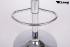 2 x Design Barstool white, height adjustable, seat rotates 360 - "Sunny"