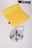 2 x Design Barstool yellow, height adjustable, seat rotates 360 - "Sunny"
