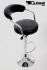 2 x Designer Barstool  black height adjustable by gas lift action &#8211;