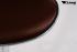 2 x Designer Barstool brown padded height adjustable by gas lift action - "Tom"