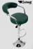 2 x Designer Barstool dark green height adjustable by gas lift action &#8211;