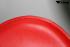 2 x Designer Barstool red height adjustable, ergonomically shaped seat - "Simon"