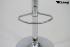 2 x Designer Barstool red height adjustable, ergonomically shaped seat - "Simon"
