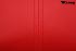 2 x Designer Barstool red padded height adjustable by gas lift action - "Clemens"