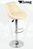 2x Barhocker creme hhenverstellbar und gepolstert - "Clarissa"