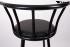 2x Barstool Black Design, Black Padded Seat "Martin" B-stock