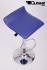 2x Design Barhocker blau hhenverstellbar 360 drehbar - "Sunny"