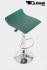 2x Design Barhocker dunkelgrn hhenverstellbar 360 drehbar - "Sunny"